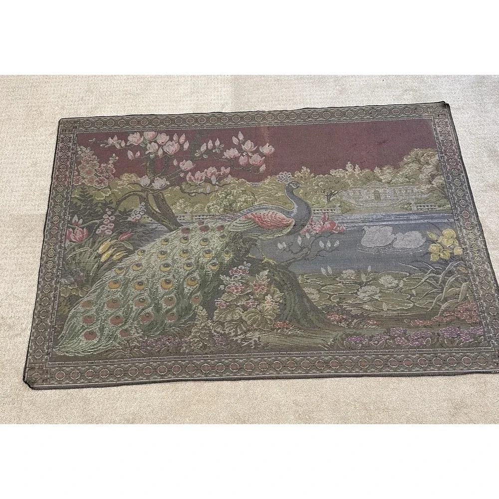 Vintage Peacock‎ Rug 70x48